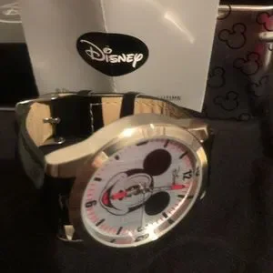 Disney Mickey Mouse by Accutime Leather watch New in Tin, never used or tried on $_57.PNG?set_id=880000500F main image 4